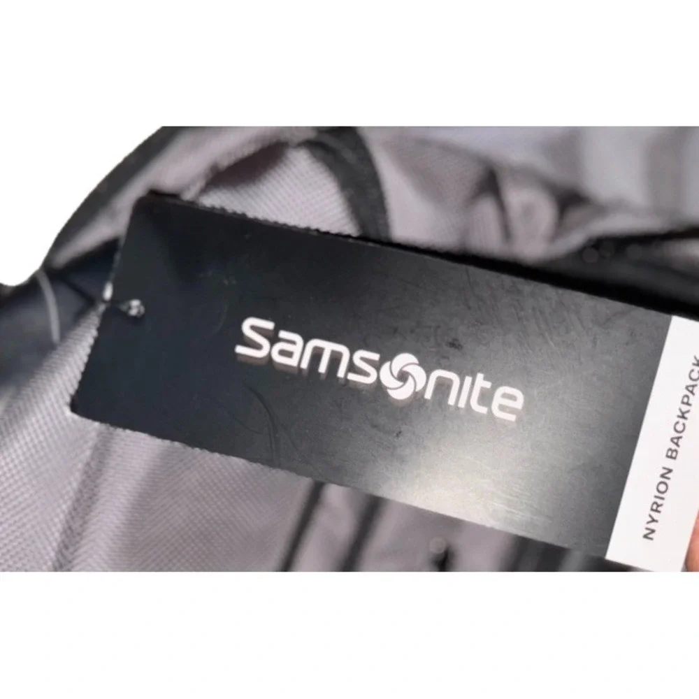 Samsonite Nyrion Classic Backpack Work/Travel Laptop Charcoal 155615-1174 NWT
